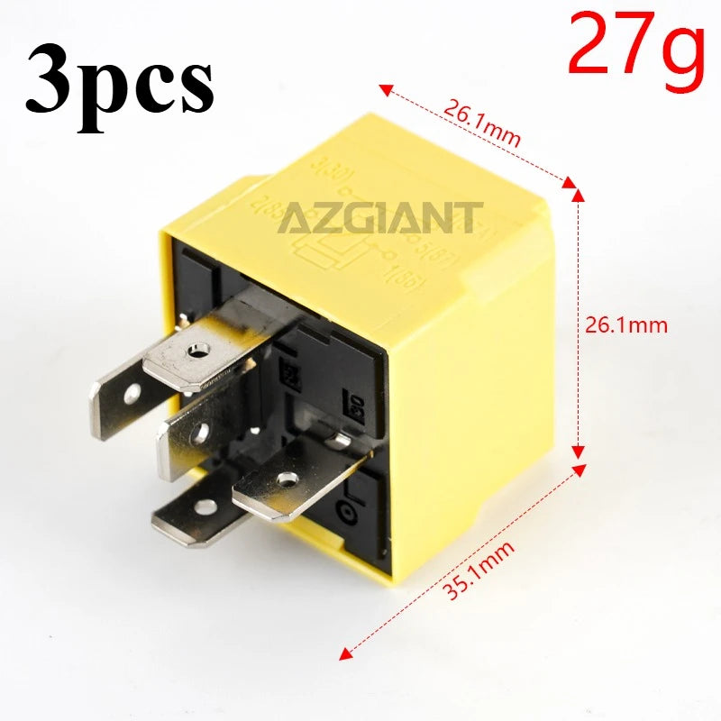 3PCS 4RD 007 794 12VDC Car Relay for Mercedes Benz Original Hella A/C Air Conditioning Fan Fuel Pump Relay