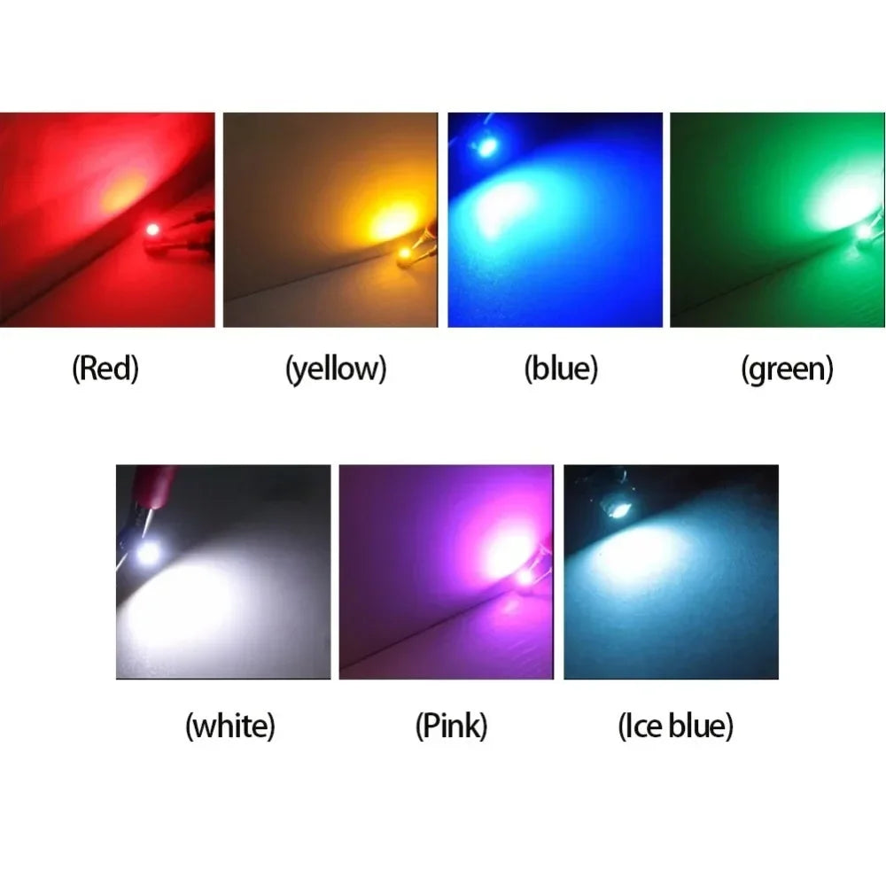10pcs T3 T4.2 T4.7 1SMD LED low consumption high bright long life bulb NEO wedge instrument panel control light