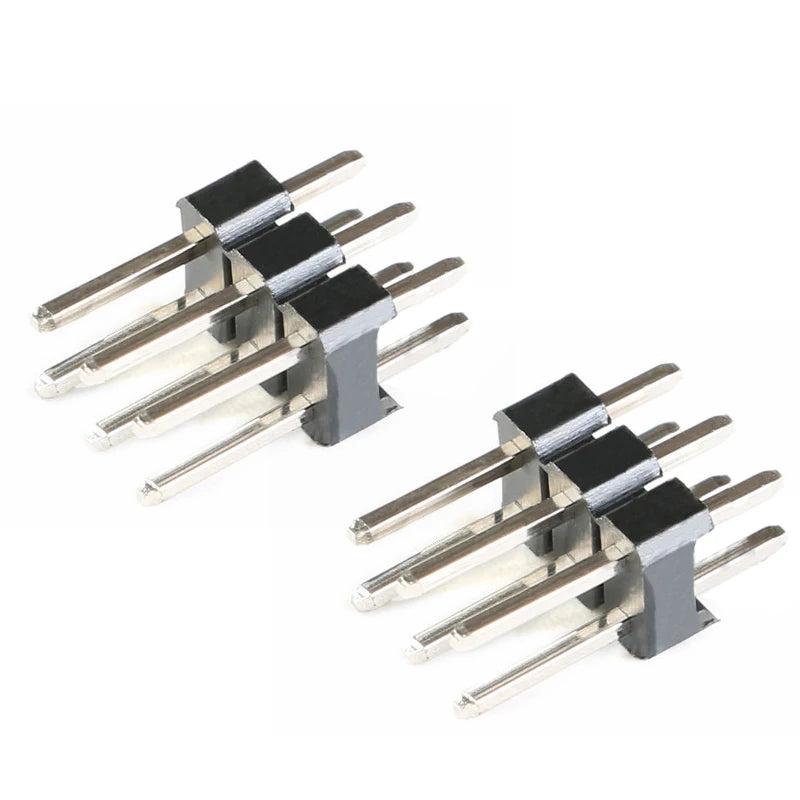 2.54mm double row male PCB board pin header connector pin header 2/3/4/5/6/8/10/12/20/40Pin suitable for Arduino