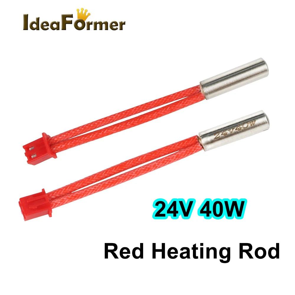 100K Thermistor Temperature Sensor XH1.25 Terminal 3D Printer Parts 24V 40W/50W Cartridge Heater XH2.54 For Ender-3 S1 Hotend