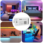 SP108E Wifi SPI Pixel LED Controller DC5-24V for WS2812B WS2811 WS2815 Addressable Pixel LED Strip Lights Max 2048 Pixels