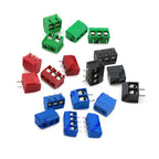 10PCS Blue Black Green 5.0mm 2P 3P PCB Terminal Block Connector Pitch 5.0mm KF301 Straight PCB Terminal Blocks Connector