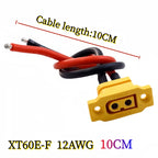 XT60 Female Plug XT60E-F Lithium Battery Connector Wire Cable Plug For RC FPV Lipo Battery RC Quadcopter