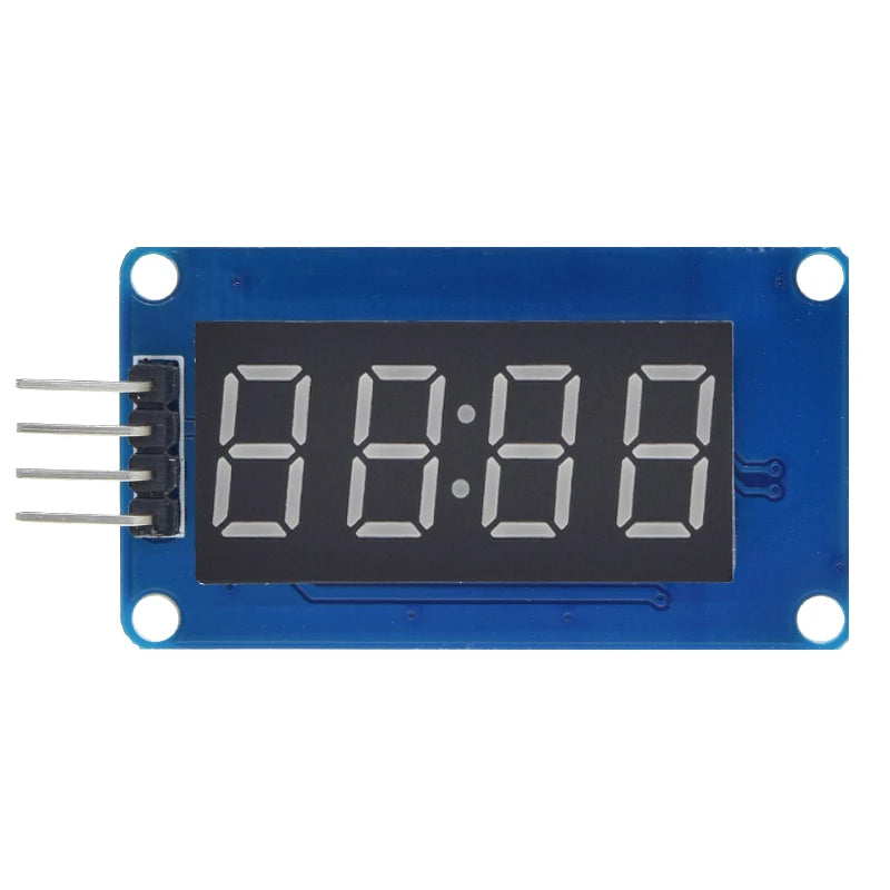 1/5pcs TM1637 4 Bits Digital LED Display Module For arduino 7 Segment 0.36Inch Clock RED Anode Tube Four Serial Driver Board