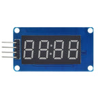 1/5pcs TM1637 4 Bits Digital LED Display Module For arduino 7 Segment 0.36Inch Clock RED Anode Tube Four Serial Driver Board