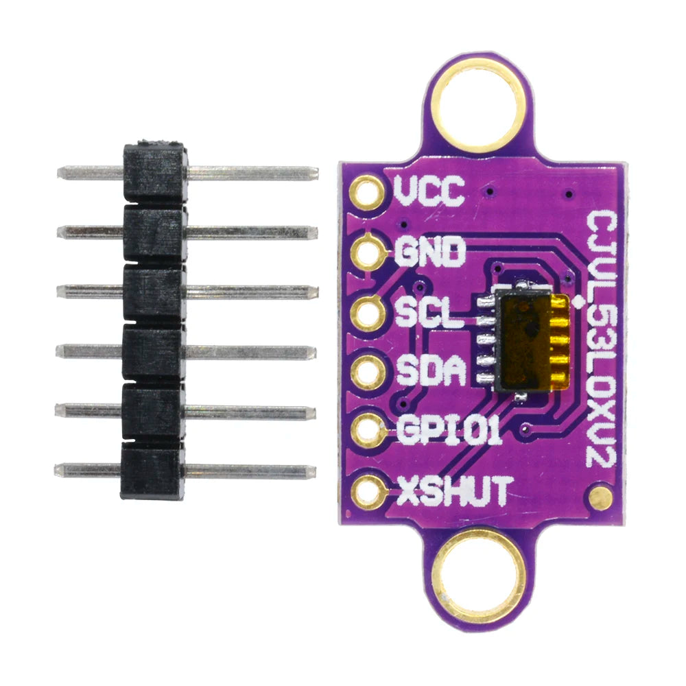VL53L0X Time-of-Flight (ToF) Laser Ranging Sensor - 940nm GY-VL53L0XV2 Distance Module with I2C Interface, Size 25mm x 10.7mm