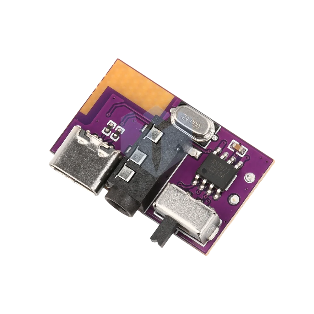 DC3.5V-5V Bluetooth Amplifier Module 5W Mono Audio Amplifier BT Decoder Board Support TWS Pairing Type-C interface