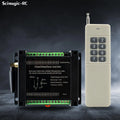 6/8CH Wireless Remote Control Switch AC 220V 100V-265V 10A Relay 6/8 Channels 433MHz Industrial Controller Receiver Transmitter