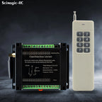 6/8CH Wireless Remote Control Switch AC 220V 100V-265V 10A Relay 6/8 Channels 433MHz Industrial Controller Receiver Transmitter