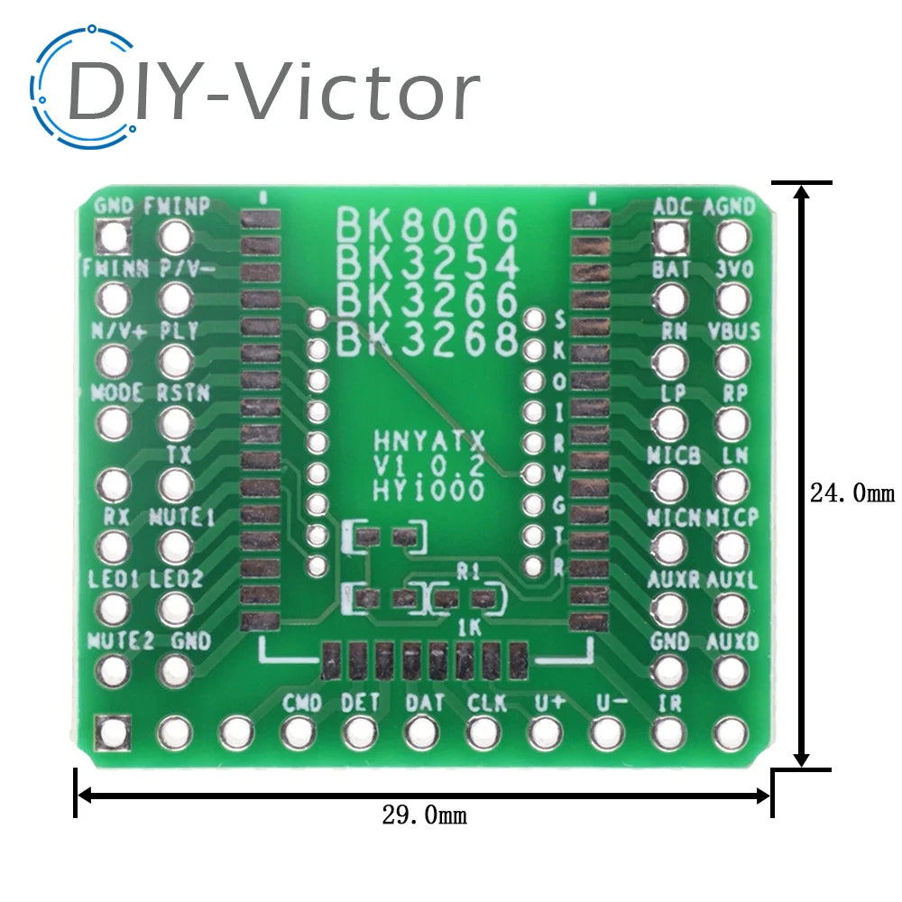 Bluetooth Stereo Audio Module Transmission BK3266 BK6988 Replace BK8000L expansion board AT Commands SPP Speaker Amplifier DIY