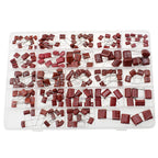 200PCS CBB Capacitor 23 Values 10nF-1000nF 330nF 560nF Metallized Polypropylene Film Capacitors DC 103J 334J 105J Assortment Kit