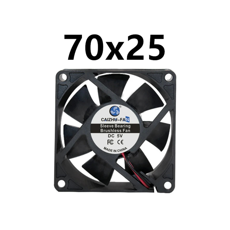 40MM 50MM 60MM 70MM 80MM 90MM 120MM Cooling Fan Brushless Motor Case Fan Quiet Fan With USB Cable