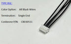 ZHR-4 Wire harness, JST ZH Series 1.5mm Pitch  Cable, 4P