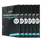 TUECER GPU CPU Thermal Pad Heatsink Cooling Conductive Silicone Pad 80x40/100x100mm High Quality Thermal Pad thermal insulation