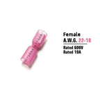 20/50/100PCS Male Female Heat Shrink Spade Crimp Terminal Waterproof Insulated Butt Electrical Wire Connector Cable Terminal Kit