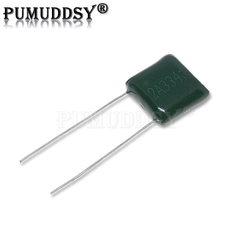 50PCS Polyester Film Capacitor 100V 220nF 330nF 2A224J 2A334J 2A102J 2A152J 2A222J 2A332J 2A472J 2A822J 2A103J 2A153J 2A223J 333
