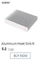 Extruded Aluminum Heatsink For High Power LED IC Chip Cooler Radiator Heat Sink Drop Ship 100*25*10mm
