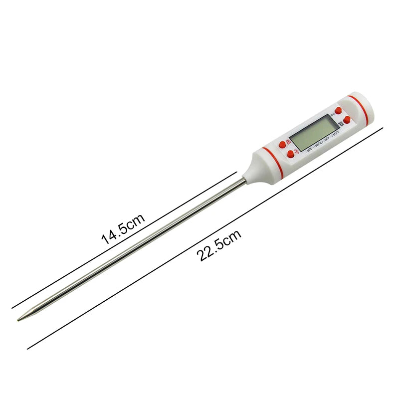 Probe Type Food Thermometer Kitchen Digital Thermometer For Meat Milk Cooking Food BBQ TP300 Electronic Temperature Gauge Tool