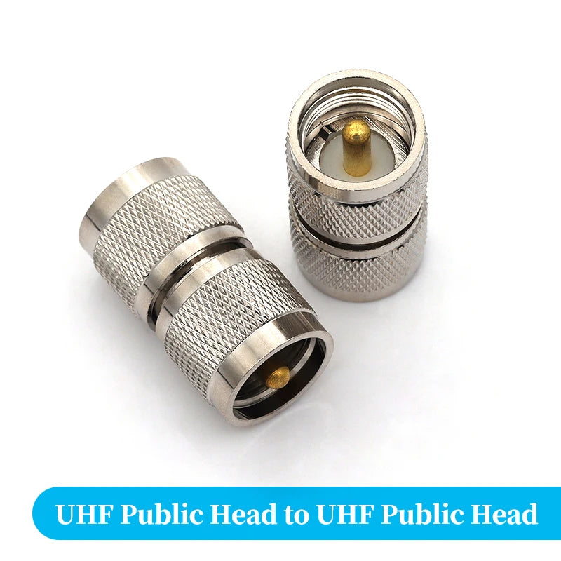 1Pcs Adapter UHF PL259 SO239 to UHF / N Male Plug & Female Jack Straight & Right Angle & Flange & T Type RF Coaxial Connector