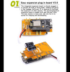 Quadruped Spider Robot  Kit v2.0 ESP8266，3D printed Bionic robot DIY NodeMCU Programming robot Maker Open source hardware