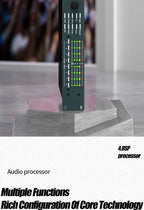 PaulKitson Professional Digital Signal Processor 4In 8Out 4.8SP DSP Speaker Management Professional Audio Stage Equipment System