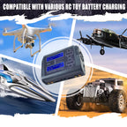 HTRC L6X2Lipo Intelligent Balanced Charger for RC Model Aircraft Dual Channel 2-6S Remote Control LiPo Battery Charger
