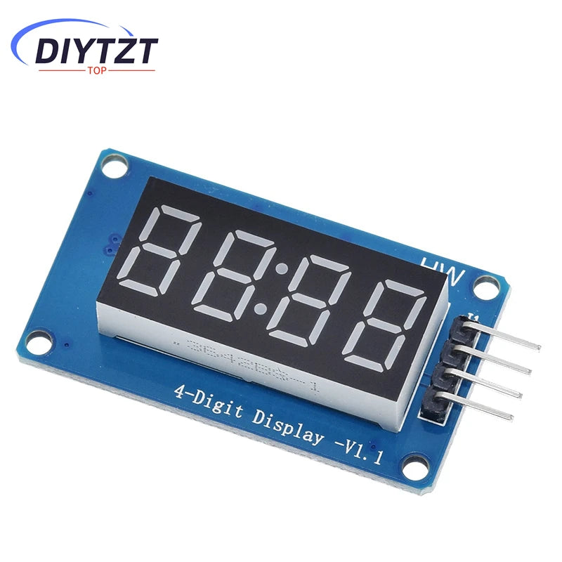 TM1637 4 Bits / TM1638 / 74HC595 8 bit Digital LED Display Module 7 Segment 0.36Inch Clock RED Anode Tube Four Serial Driver
