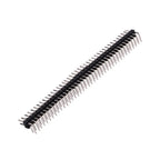 10Pcs 2.54mm 2*40Pin 90 degree Right Angle Double Row Male R/A 80 Pin Header Positive PCB Board Connector Pin Header