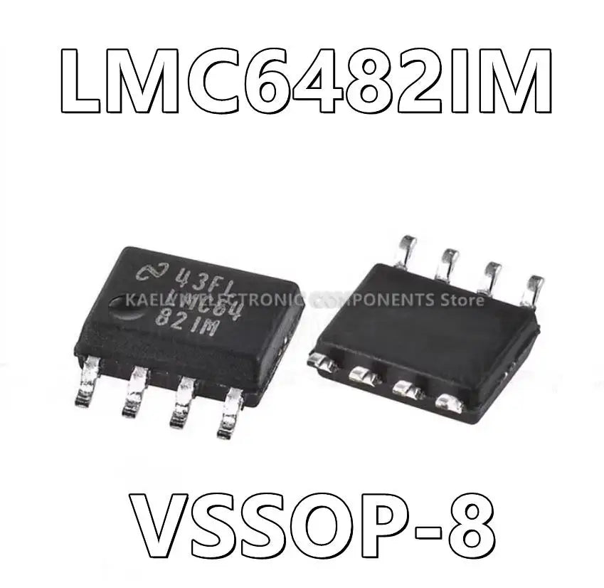 10Pcs/lot LMC6482IM LMC6482 CMOS Amplifier 2 Circuit Rail-to-Rail 8-SOIC