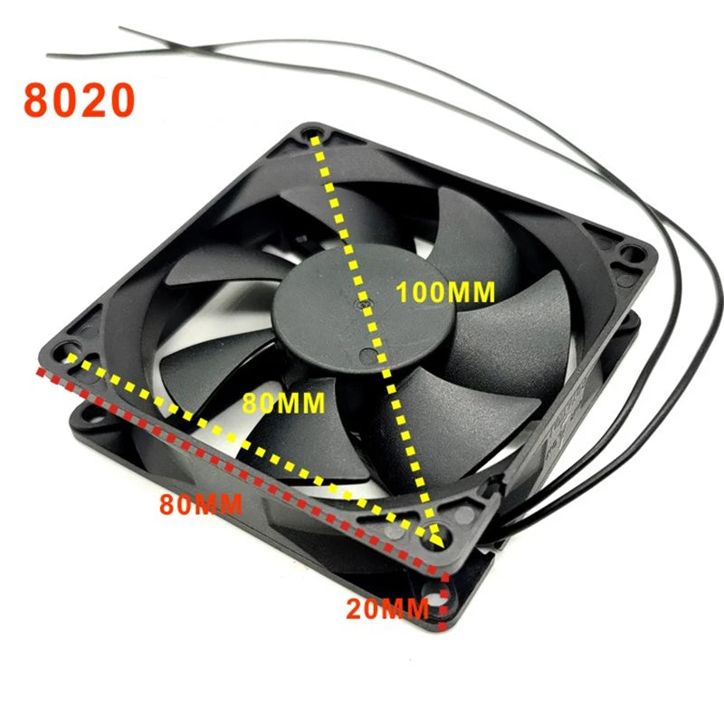 EC Brushless Fan 60mm 70mm 75mm 80mm 92mm 100mm 120mm 140mm 110V-220V Axial Cooling Fan