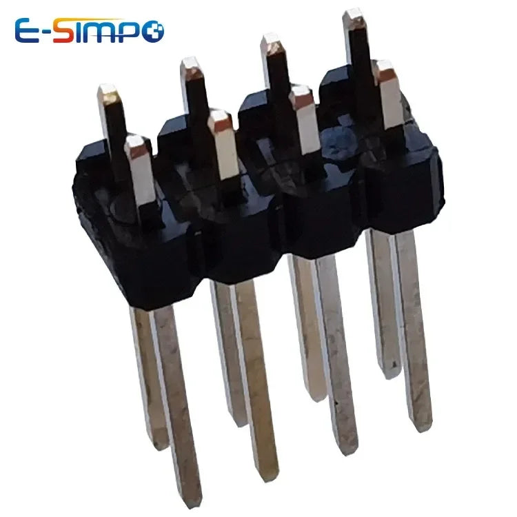 10pcs 2.54mm Ph5.0 Short Profile Double Row Straight 2x3P/5P/6P/10P/12P/20P/40P Rohs Gold Pcb Male Female Pin Header Connector