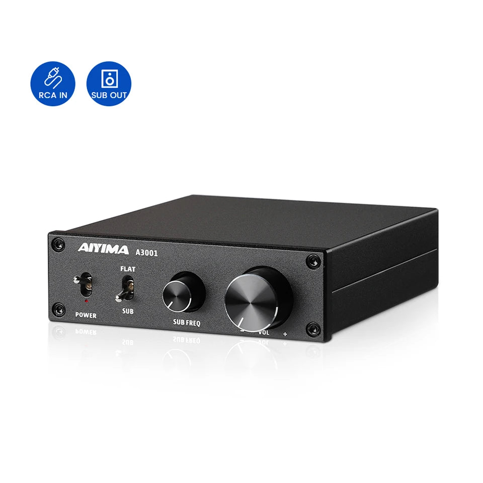 AIYIMA Audio A3001 TPA3255 Subwoofer Amplifier 300W HIFI Speaker Amplifier Mono Sound Power Amplificador Class D Home Audio Amp