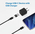 8pcs USB to USB C Adapter, USB Type C Female to USB Adapter, Micro USB to USB C Female Male Converter Connector, for Laptop Car