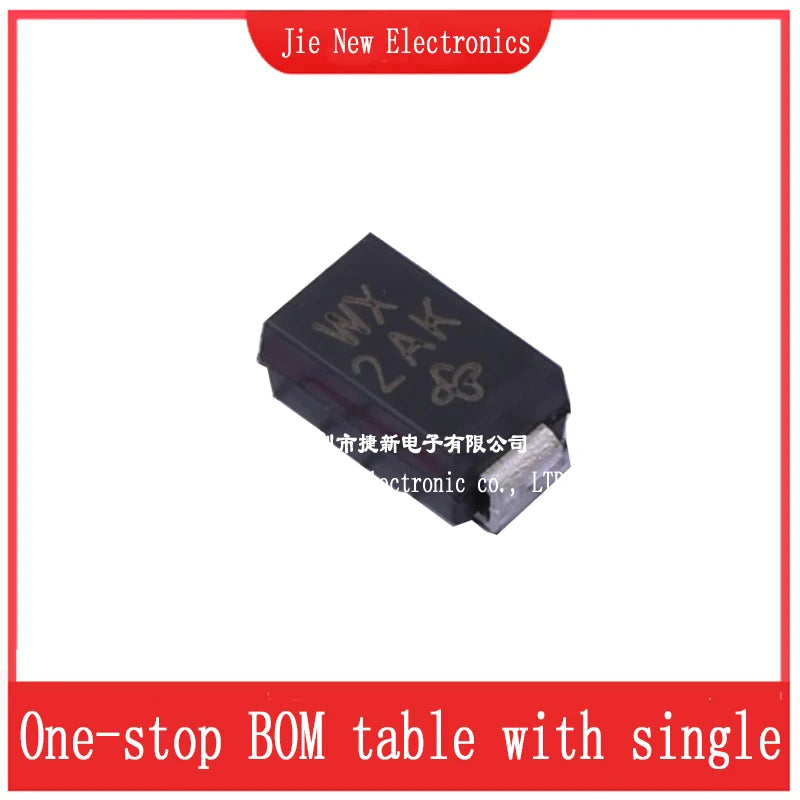 50pcs SMA_DO-214AC  SMAJ5.0CA SMAJ6.0CA SMAJ10CA SMAJ12CA SMAJ13CA SMAJ15CA SMAJ18CA SMAJ20CA SMAJ22CA SMAJ24CA  Smd Tvs Diode