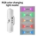 LED Cabinet Light Motion Sensor RGB Magnetic Rechargeable Wall Lamp Hallway Stairs Kitchen Ambient Night Light Home Decor Lights