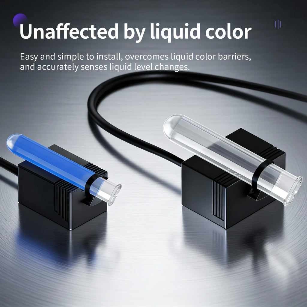 ZHICAN E2K Non Contact Capacitive Liquid Level Sensor Pipe Water Tank Full Empty Detection Alarm Switch
