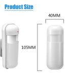 Auto Pet-proof PIR Infrared Motion Sensor 433Mhz Alarm Detector With Flash Led Light for Smart Home Security Alarm System