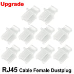 Ethernet Hub Port RJ45 Anti Dust Cover Cap Protector Plug RJ45 DustPlug For Laptop/ Computer/ Router RJ45 Connector Port Caps