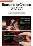 Philips SFL 1551 Privacy Camera Detector Compact Portable Flashlight with Multiple Modes Switching for Security