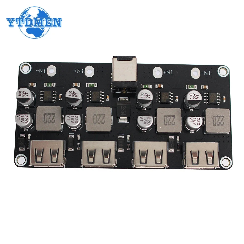 USB QC3.0 QC2.0 DC-DC Buck Converter Charging Step-Down Module 6-32V 9V 12V 24V To Fast Quick Charger Circuit Board