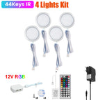 1 2 3 5 6 8 Lihgts RGB LED Cabinet Light 12V WiFi Bluetooth 24Key 44Key Remote Control Power Kit for Kitchen Wardrobe Lighting