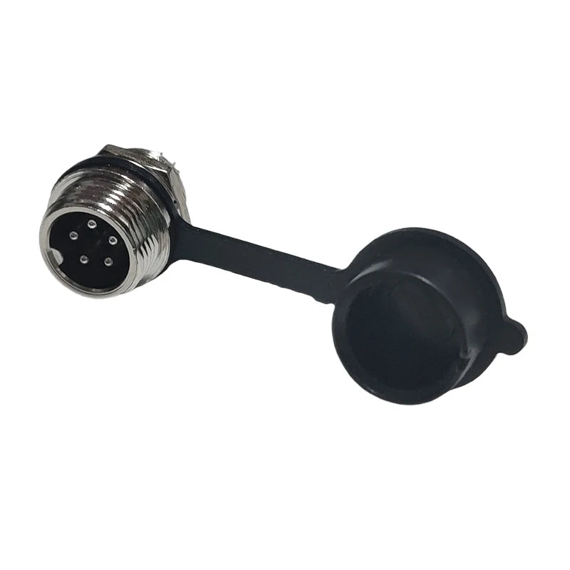 GX12/GX16/GX20 Male Part  Aviation Socket 2/3/4/5/6/7/8/9/10/12/14/15Pin Wire Connector Plug Circular Socket With Dustproof Cap