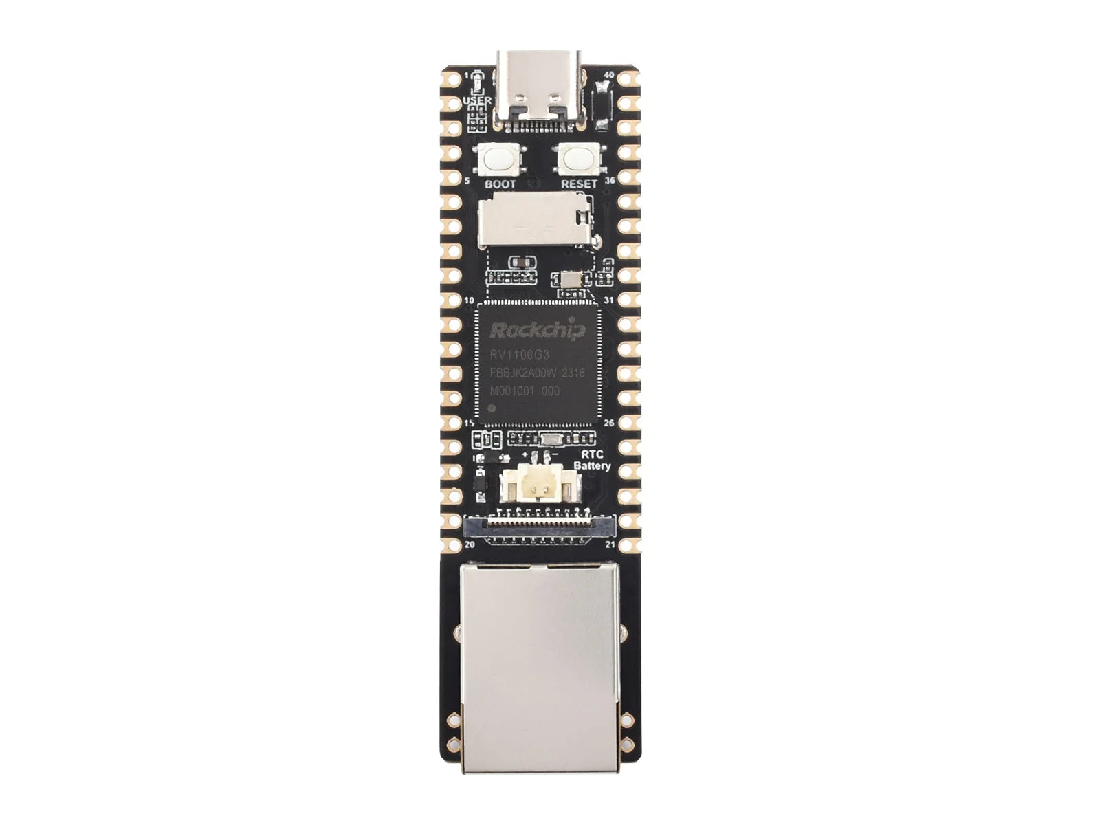 RV1106 Mini Linux Development Board with Integrated ARM Cortex-A7/RISC-V MCU/NPU/ISP Processors
