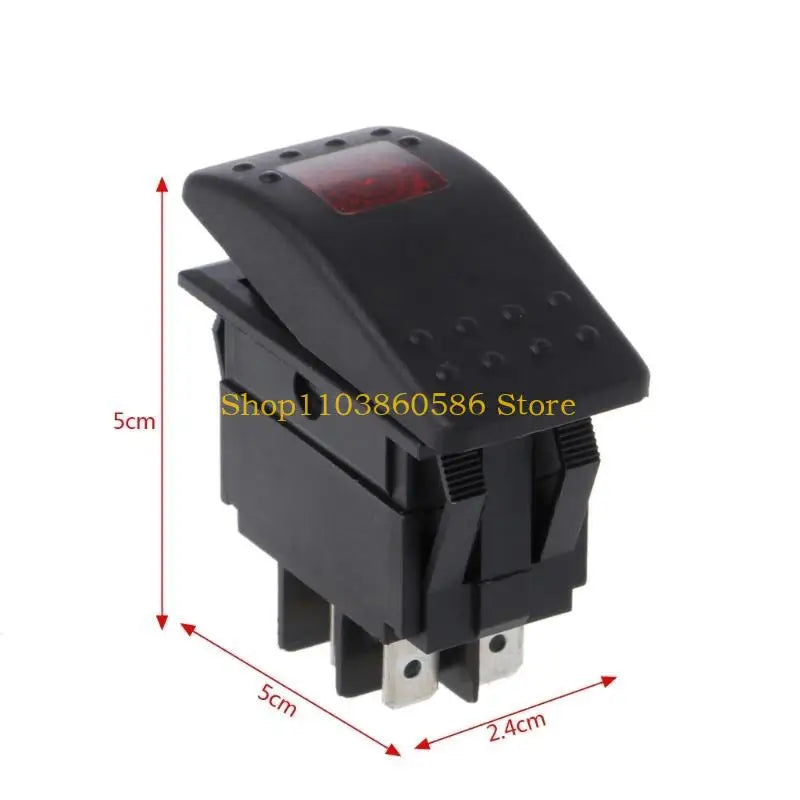 242A Universal 12V 20A Lighted Toggle Switch Car Marine Boat RV Power Switch Button