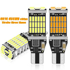 2/6pcs T15 Reverse Light W16W Led Super Bright 10W Canbus Backup Light Car Park Light White Red 12V