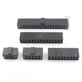 10pcs 2.54mm Pitch Female Header Strip 6/10/14/16/20/26/34/40/50 Pin Dual Straight DIP Polarizing Key Connector 6P 10P 40P 50P