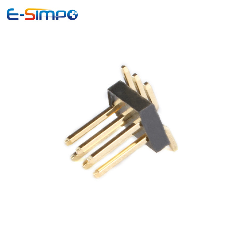 100pcs 1.27mm SMT Header Double Row SMD 2X3/4/5/10/20/25/40/50P Single Plastic Gold-plated B=4.3mm PCB Male Pin Header Connector