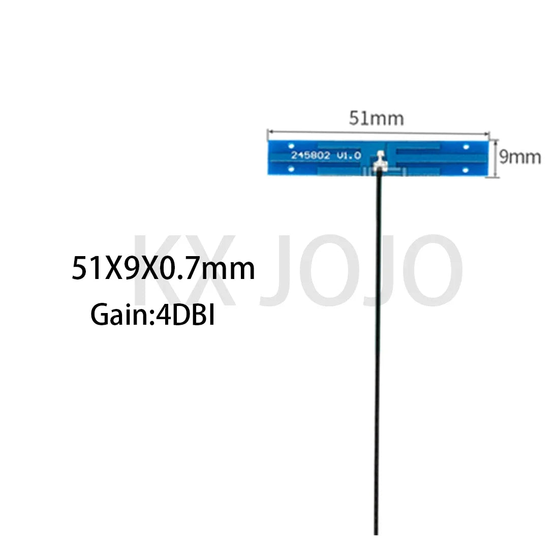 Built-in PCB Antenna 1pcs 2.4G 5.8G Dual-frequency WIFI Module Omni Directional High-gain Antenna IPX Ufl 1/Soldering Bluetooth