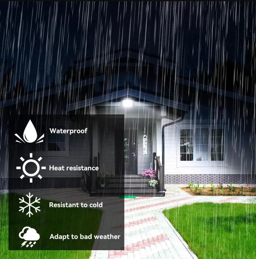 LED PIR Motion Sensor Floodlight Outdoor Wall Light White Light 100W 50W 30W 20W 10W IP66 Waterproof LED Spotlight For Garden