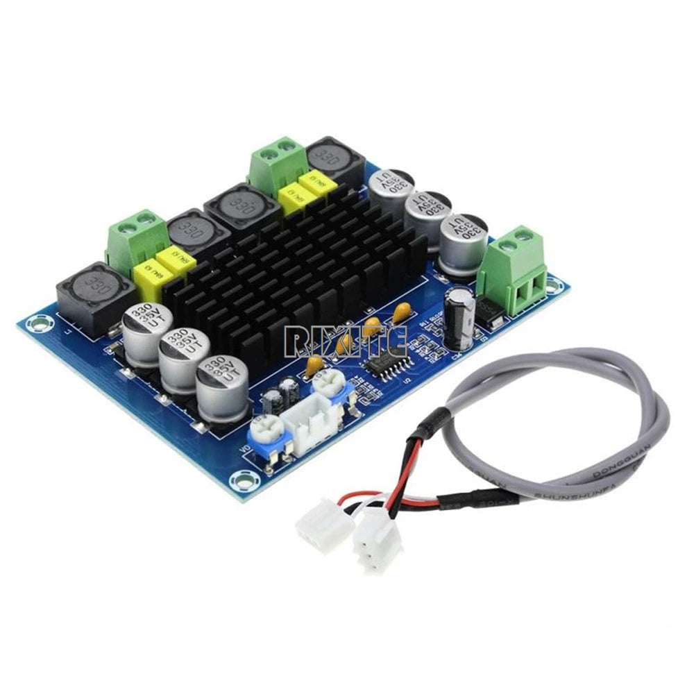 2*120W TPA3116D2 Digital Audio High Power Amplifier Board Dual Channel Stereo Class D Audio Power Amplifier Module DC 12V 24V